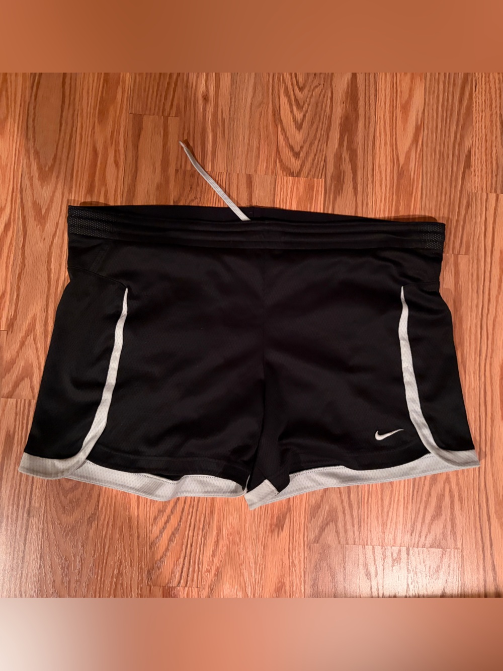 Nike Black Athletic Shorts with Ties